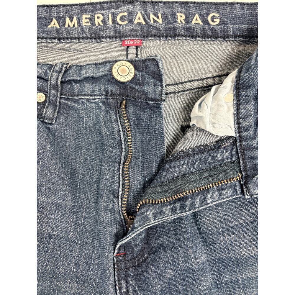 American Rag Men's straight leg blue jeans 30/32 - Picture 4 of 5